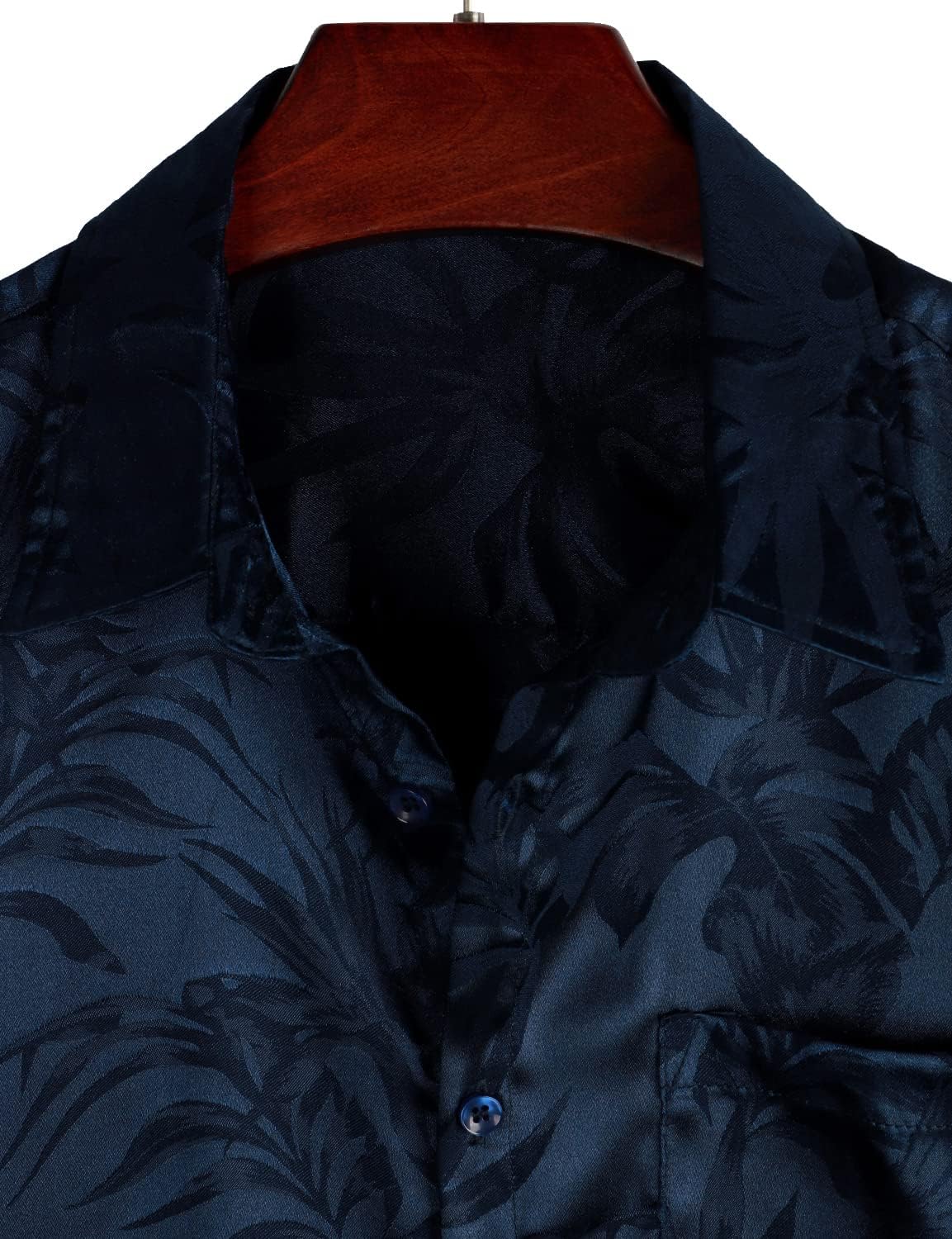 Smoke Blue Flora by Savvy Shirt
